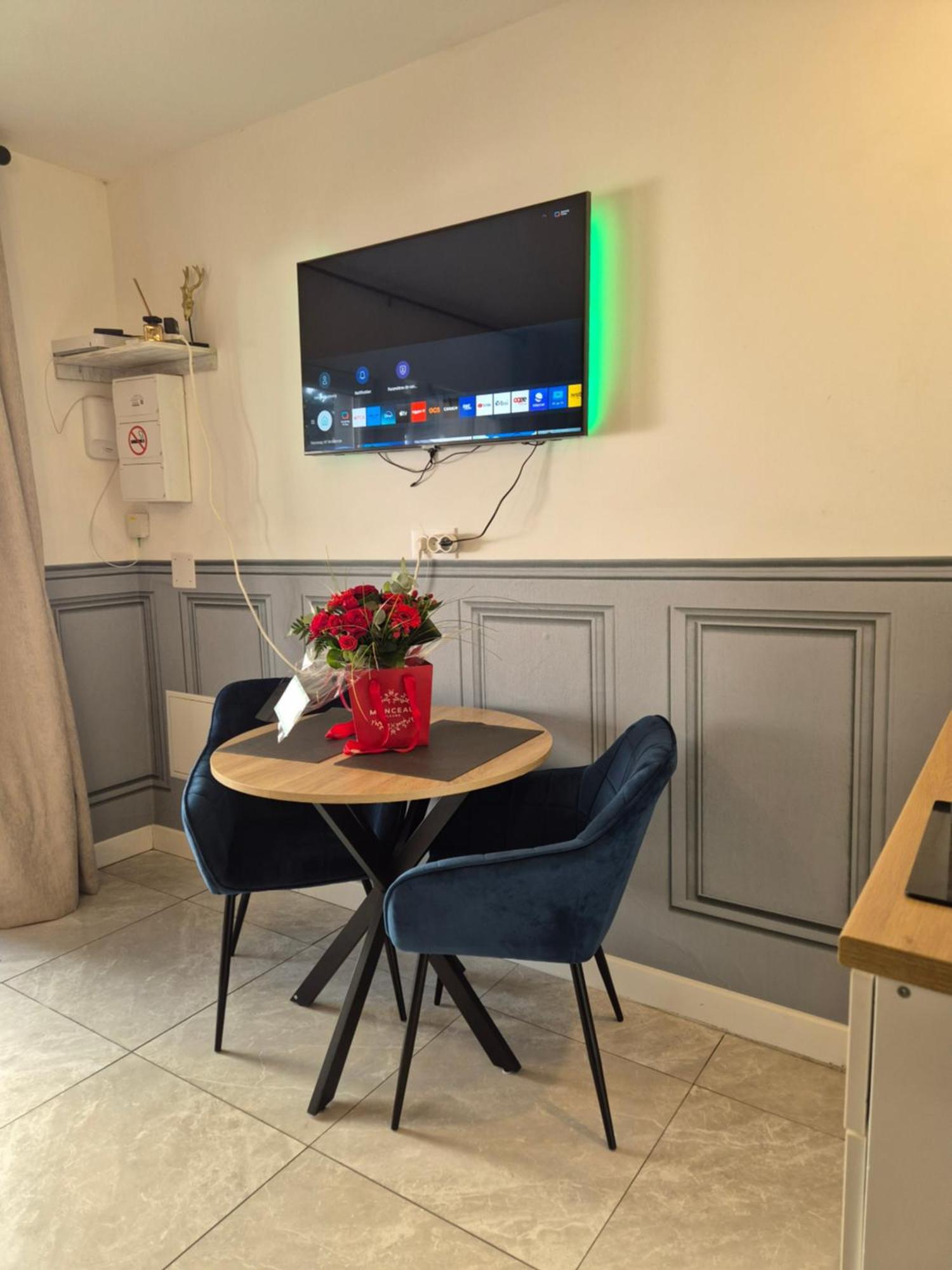 Le Nid Douillet Calme Proche Du Centre Parking Video Projecteur Apartment Brest Luaran gambar